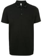 Attachment Short-sleeved Polo Shirt - Black