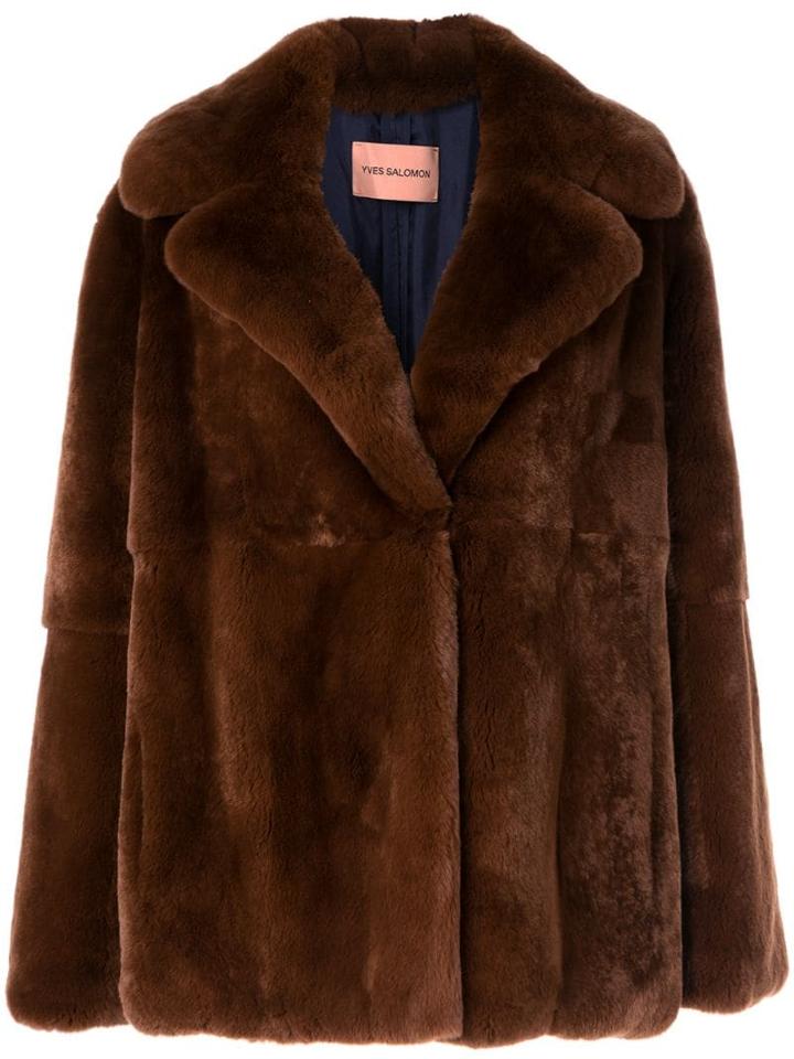 Yves Salomon Yves Salomon 20wym31270reun A2050 Tofee Rabbit Fur/goat