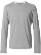 Eleventy Longsleeved Jersey T-shirt - Grey