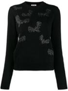 Saint Laurent Bat Sweater - Black