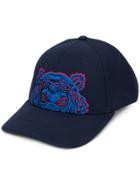 Kenzo Embroidered Tiger Hat - Blue