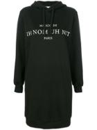 Ih Nom Uh Nit Logo Print Sweater Dress - Black