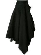Maticevski - Layered Maxi Skirt - Women - Modal - 10, Black, Modal
