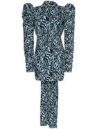 Solace London Marne Patterned Mini Dress - Multicolour