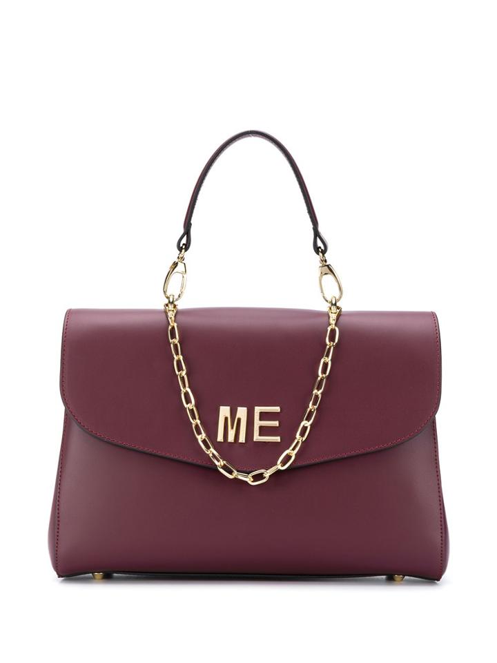 Marc Ellis Logo Plaque Flap Shoulder Bag - Red