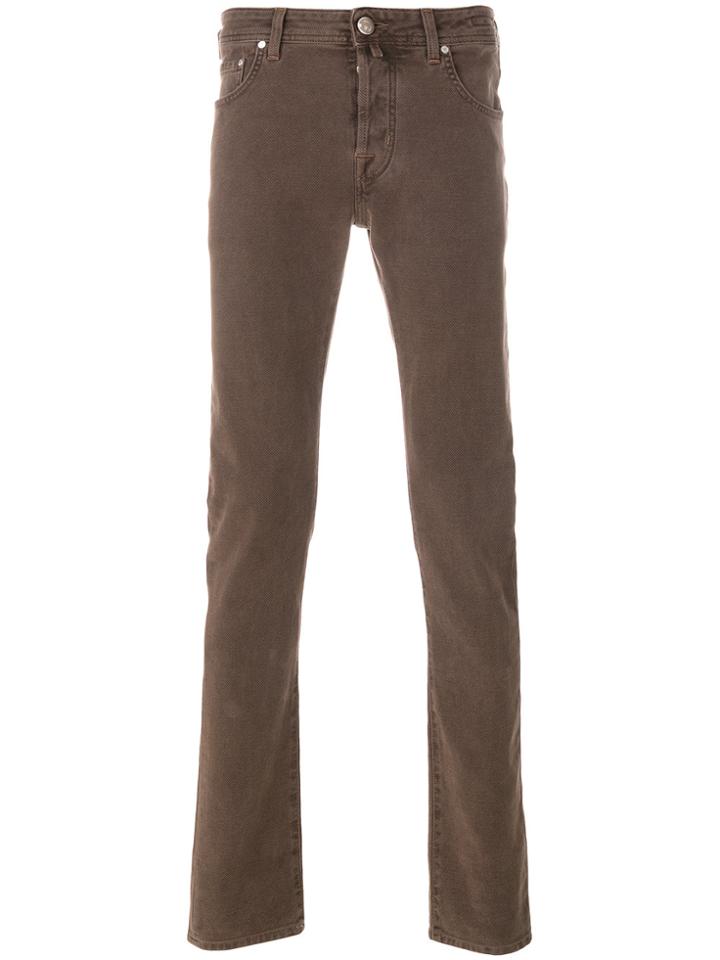 Jacob Cohen Classic Skinny Jeans - Brown