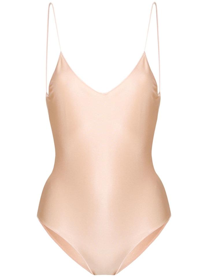 Oseree Lace Inserts Swimsuit - Neutrals