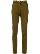 A.n.g.e.l.o. Vintage Cult 1980's Suede Trousers - Brown