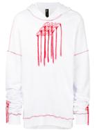 Omc Embroidered Hoodie - White