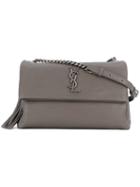 Saint Laurent - Monogram Shoulder Bag - Women - Lamb Skin - One Size, Grey, Lamb Skin
