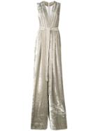 Bottega Veneta Plunge Neck Jumpsuit - Grey