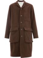 Toogood Toogood Thephotographer Coat Soft Lambswool Peat Lambs