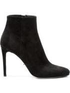 Prada Side Zipped Ankle Boots - Black
