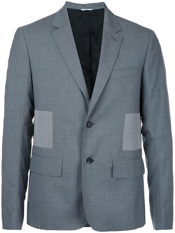 Oamc - Side Panel Blazer - Men - Virgin Wool - 48, Grey, Virgin Wool