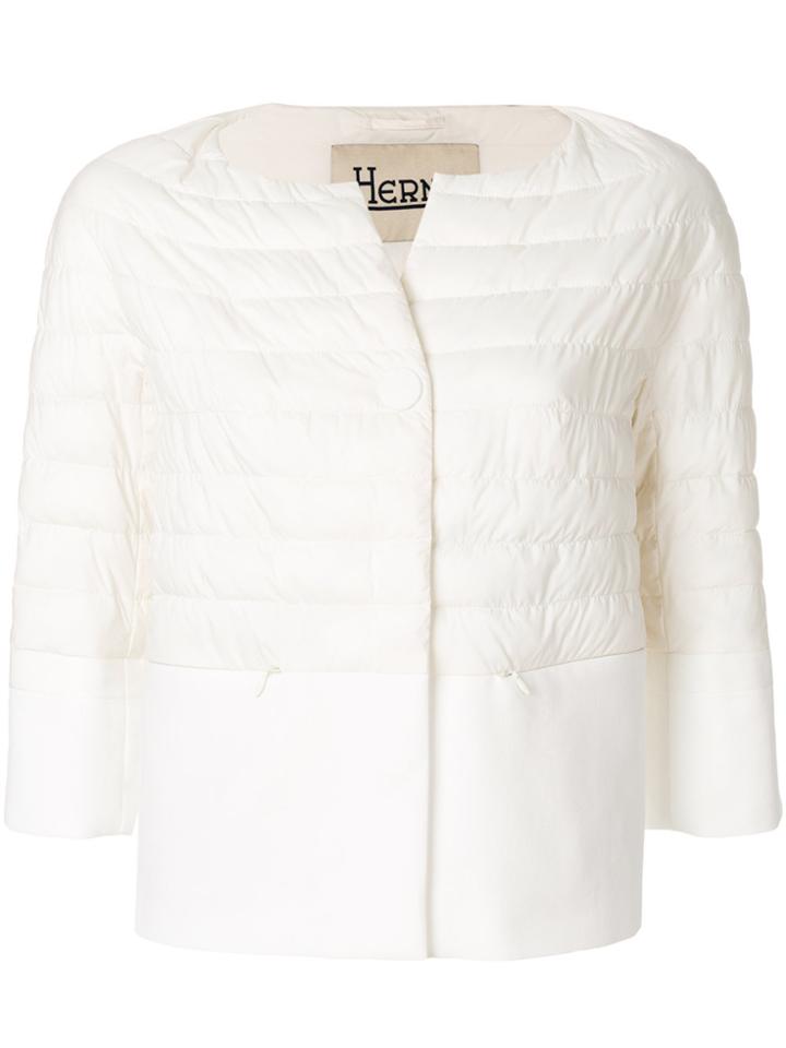 Herno Lightly Padded Jacket - White
