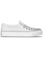 Myswear Conduit Slip-on Sneakers, Women's, Size: 37, White, Nappa Leather/rubber