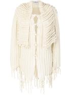 Loewe Handknit Crochet Cardigan - Nude & Neutrals
