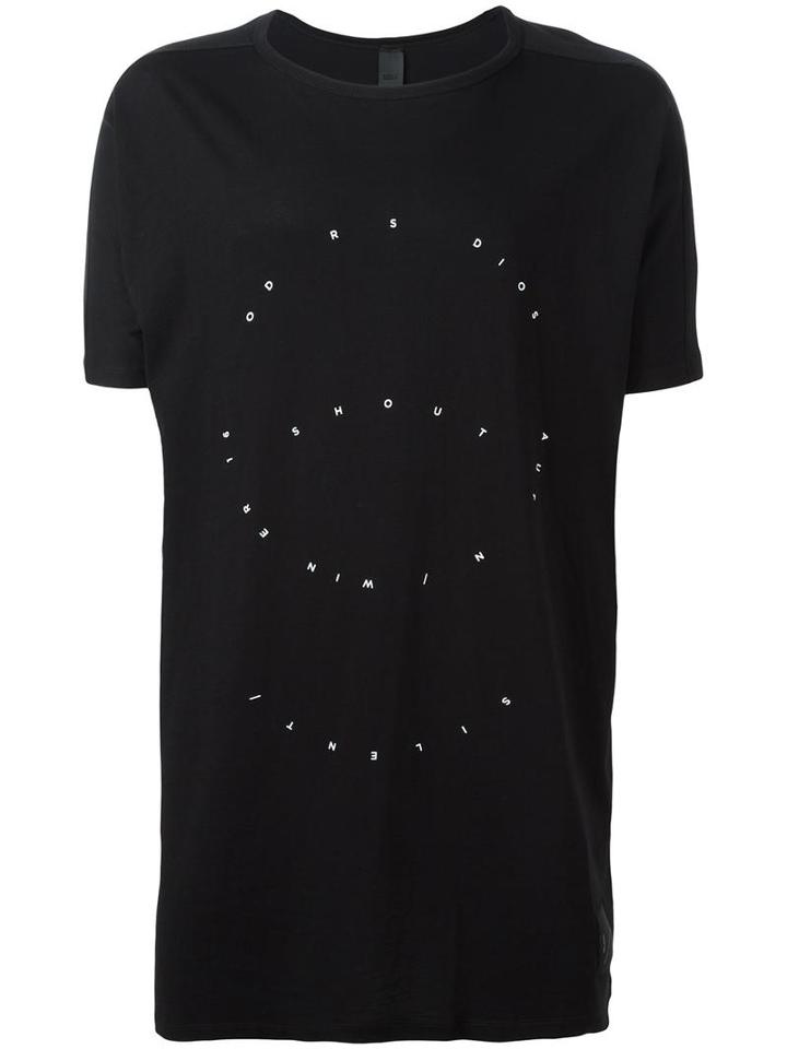 Odeur 'raglan' T-shirt, Adult Unisex, Size: Large, Black, Cotton