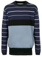 Marni Striped Knitted Sweater - Black