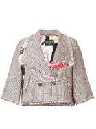 Chanel Pre-owned Cropped Tweed Jacket - Pink