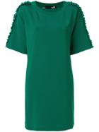 Love Moschino Gathered Sleeve T-shirt Dress - Green