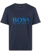 Boss Hugo Boss Brand Logo T-shirt - Blue