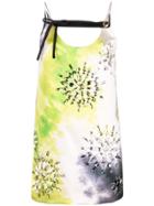 Prada Tie-dye Mini Dress - Green