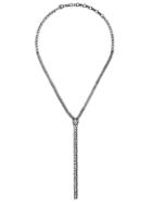 As29 18kt Black Gold White Diamond Venus Illusion Long Necklace