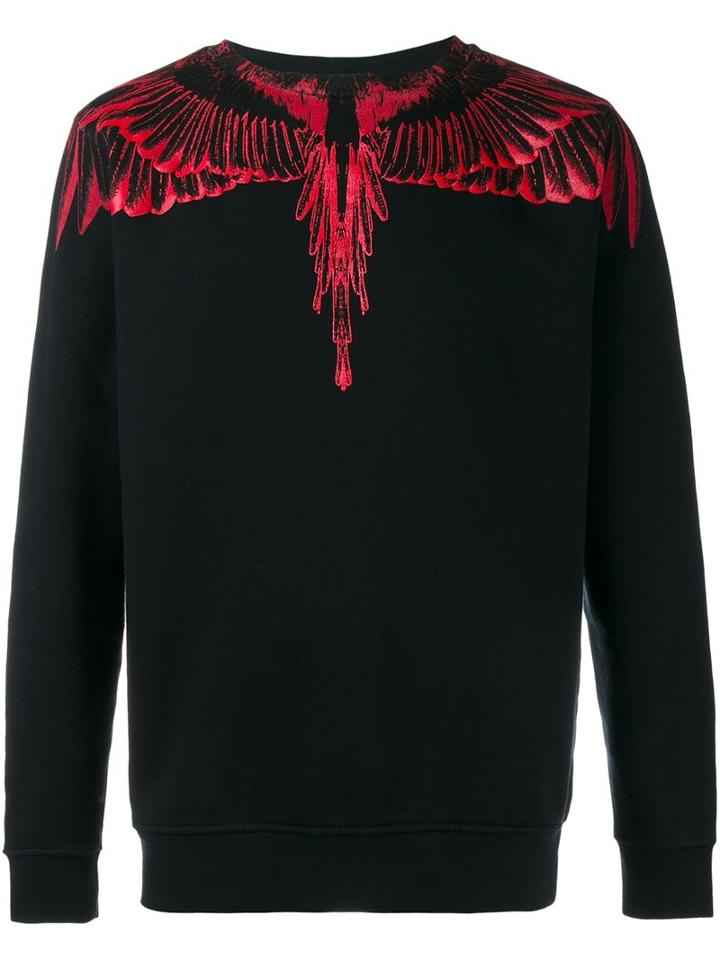 Marcelo Burlon County Of Milan 'esmeralda' Sweatshirt, Men's, Size: Small, Black, Cotton