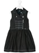 Junior Gaultier - Zipped Denim Dress - Kids - Cotton/polyester - 6 Yrs, Blue