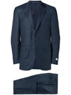 Canali Pinstripe Formal Suit - Blue