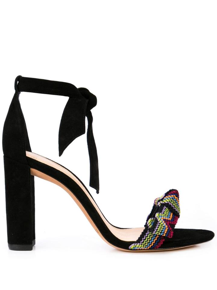 Alexandre Birman Woven Strap Sandals - Black
