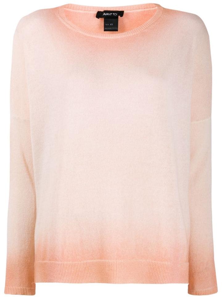 Avant Toi Ombré Pattern Jumper - Pink
