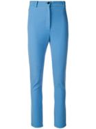 Sonia Rykiel High-waisted Slim Trousers - Blue