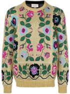 Gucci Embroidered Sweater - Metallic