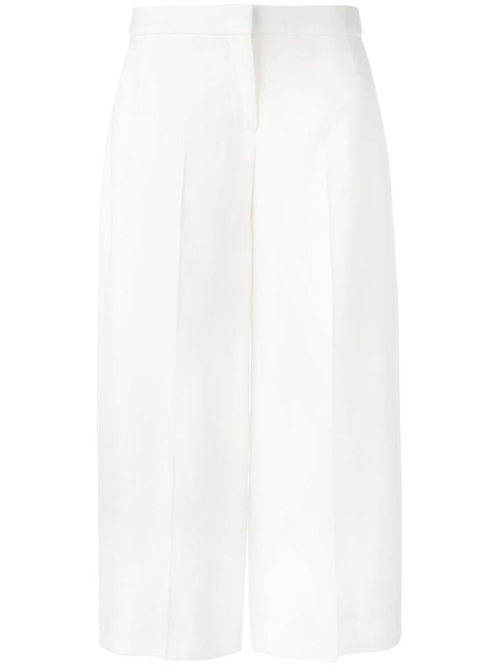 Alexander Mcqueen High-waisted Cullotes - White