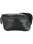 Gucci Vintage Gg Pattern Belt Bag - Black