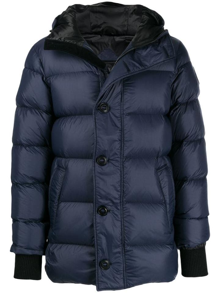 Canada Goose Padded Hooded Coat - Blue