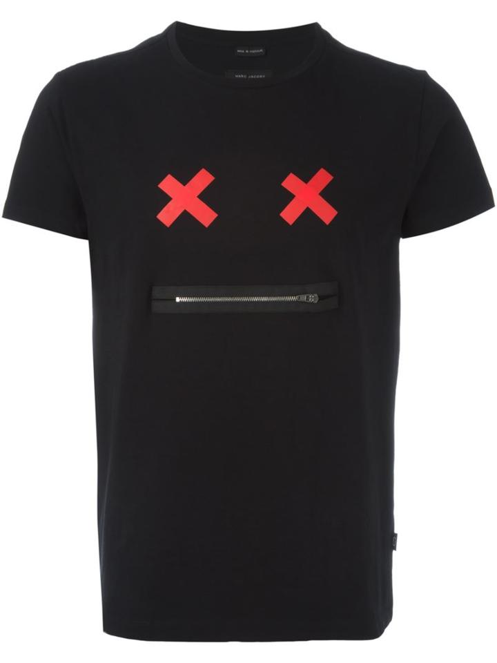 Marc Jacobs Face T-shirt, Men's, Size: Xxl, Black, Cotton