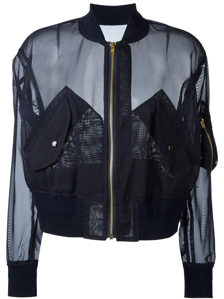 Toga Tulle Bomber Jacket