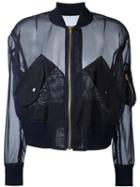 Toga Tulle Bomber Jacket