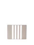 Thom Browne 4 Bar Stripe Cardholder - Grey