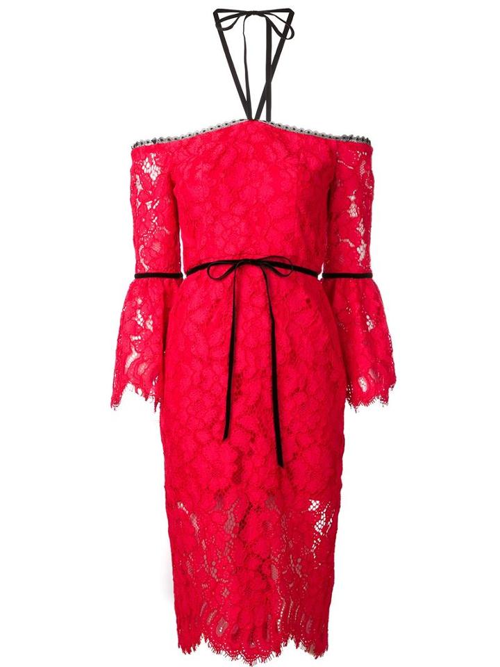 Alexis 'odette' Dress, Women's, Size: Xs, Red, Cotton/nylon/rayon