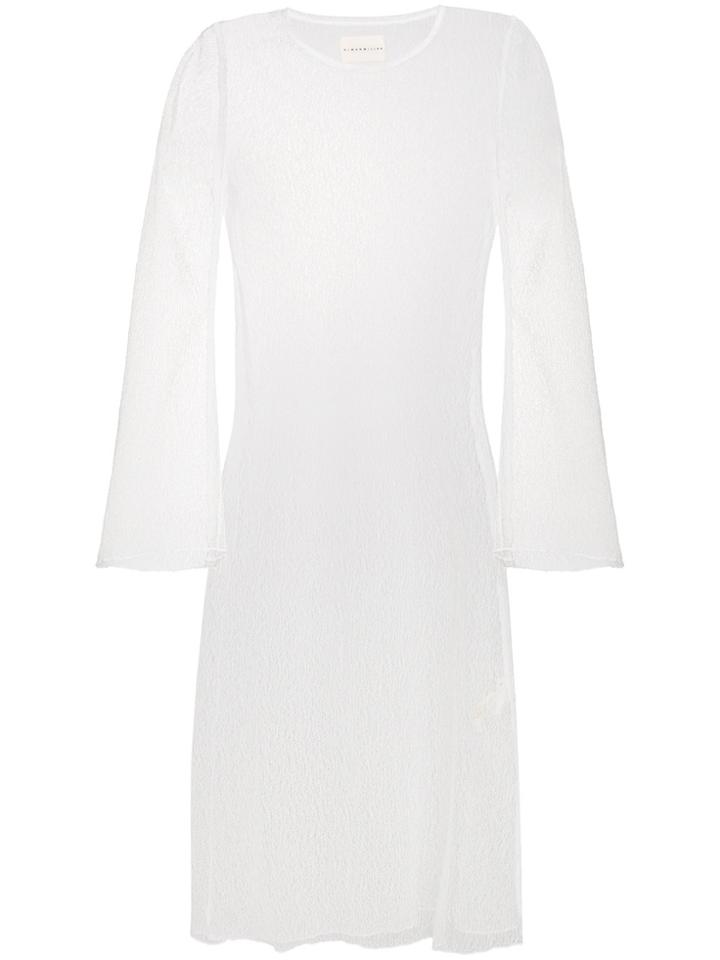 Simon Miller Sheer Midi Dress - White