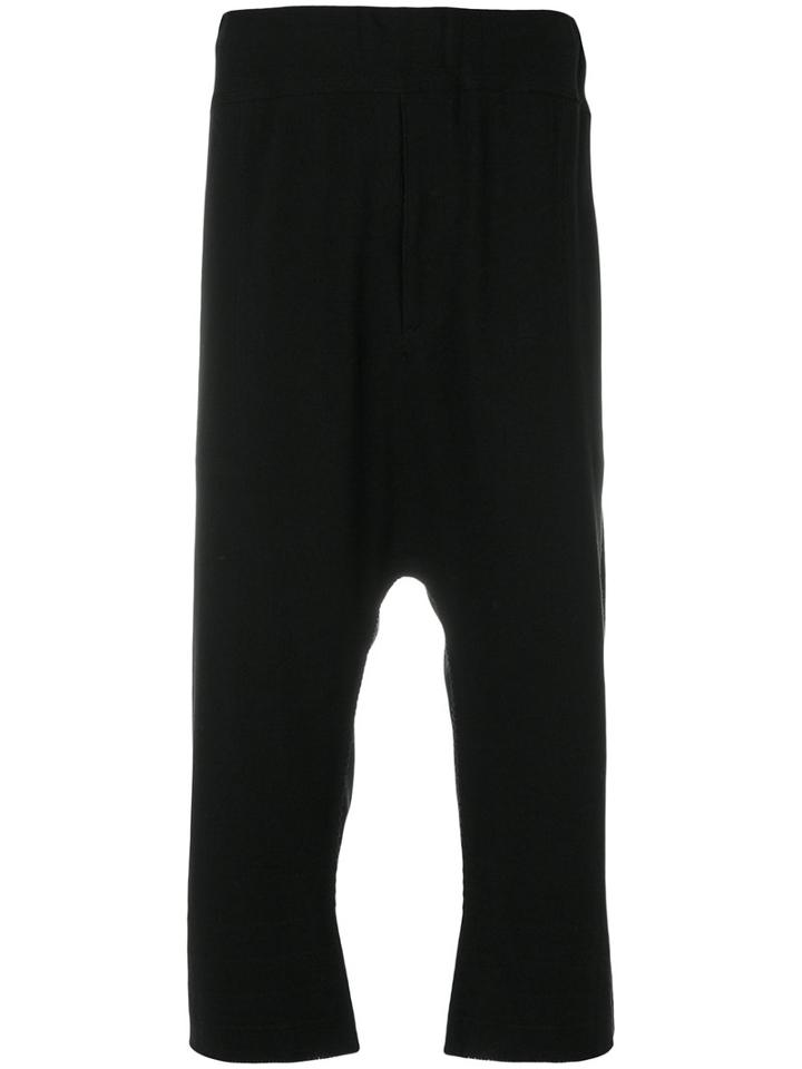 Issey Miyake - Drop-crotch Trousers - Men - Cotton/nylon - 1, Black, Cotton/nylon
