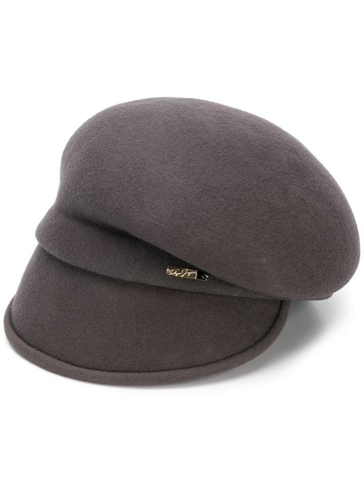 Ca4la Baker-boy Hat - Grey