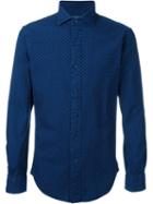 Polo Ralph Lauren Dot Tripe Pattern Button Down Shirt
