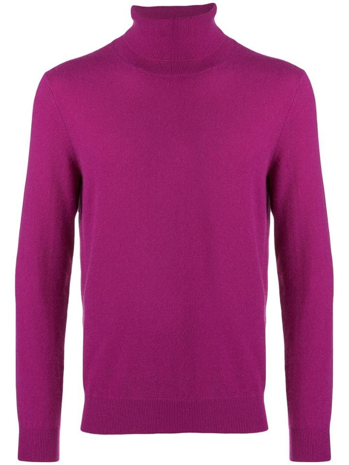 Laneus Cashmere Roll-neck Sweater - Pink
