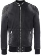 Diesel 'chadne' Jacket, Men's, Size: Large, Black, Cotton/polyester/spandex/elastane