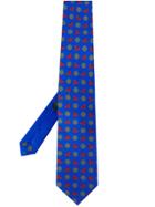 Etro Lion Print Tie - Blue